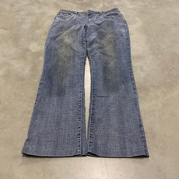 The Unbranded Brand Denim - Vintage y2k 90s sun faded grunge flared flares bootcut denim lightwash jeans